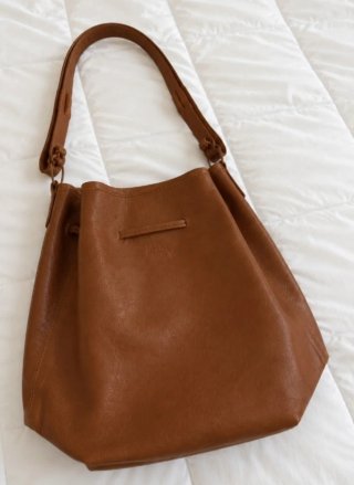 Bolso de cuero auténtico