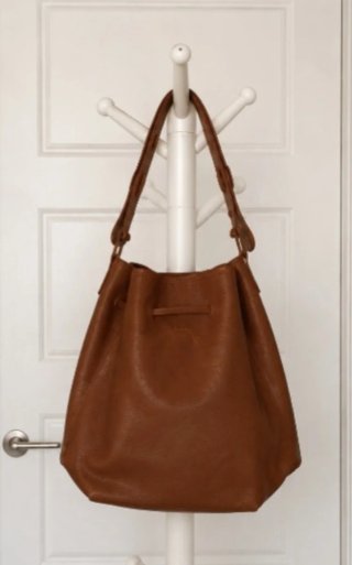 Bolso de cuero auténtico