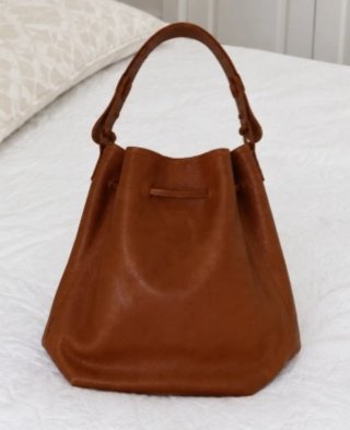 Bolso de cuero auténtico