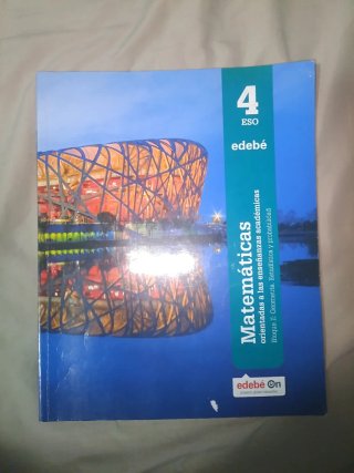 Libro matemáticas 4° ESO
