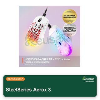 SteelSeries Aerox 3 ratón gaming ultraligero RGB