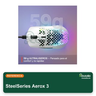 SteelSeries Aerox 3 ratón gaming ultraligero RGB
