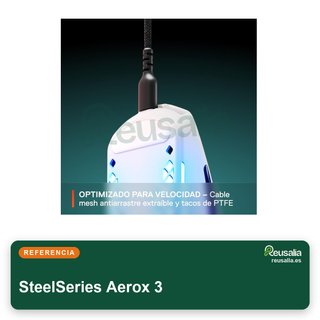 SteelSeries Aerox 3 ratón gaming ultraligero RGB
