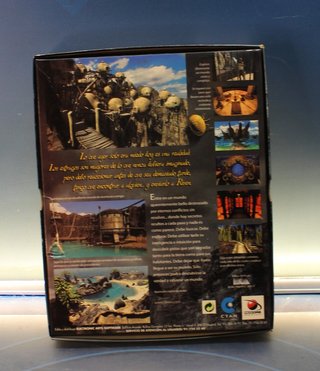 Videojuego PC caja grande: Riven: Myst Continúa. Cyan Productions - Red Orb Entertainment, 1997.