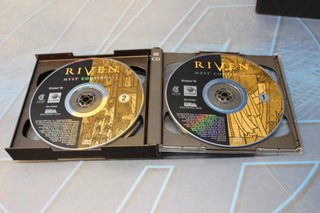 Videojuego PC caja grande: Riven: Myst Continúa. Cyan Productions - Red Orb Entertainment, 1997.