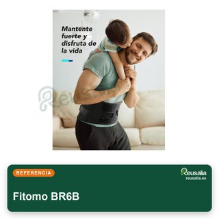 Fitomo faja lumbar soporte ergonómico carbono