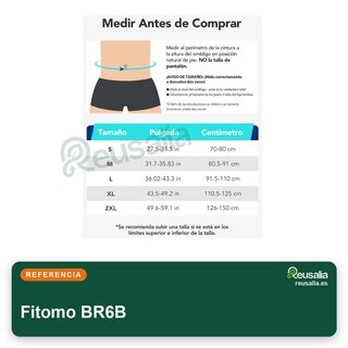 Fitomo faja lumbar soporte ergonómico carbono