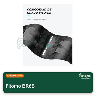 Fitomo faja lumbar soporte ergonómico carbono