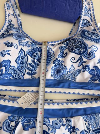 Bikini azul y blanco a estrenar