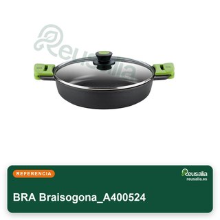 BRA casseruola bassa in alluminio antiaderente 24cm