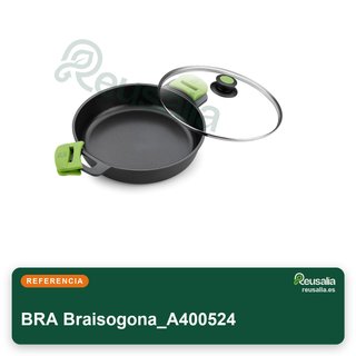 BRA casseruola bassa in alluminio antiaderente 24cm