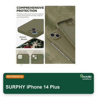 SURPHY custodia in silicone per iPhone 14 Plus