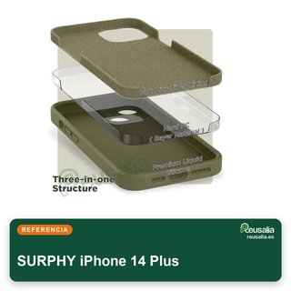 SURPHY custodia in silicone per iPhone 14 Plus