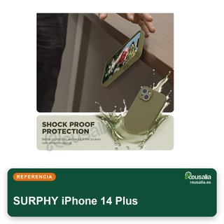 SURPHY custodia in silicone per iPhone 14 Plus