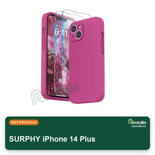 SURPHY custodia in silicone per iPhone 14 Plus