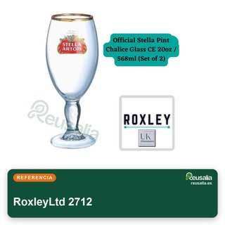 Bicchieri per birra Roxley Stella Artois dorati