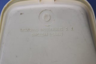 Exin. Piccolo raccoglitore e spazzola. Exclusivas industriales S.A. Plastico.