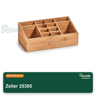 Organizzatore Zeller in bambù con 12 scomparti 25385