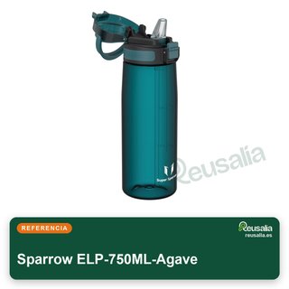 Bottiglia Sparrow in tritan da 500-1000ml con cannuccia integrata