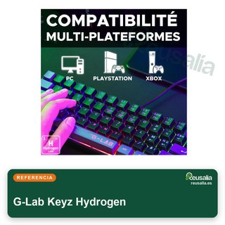 G-Lab Keyz Hydrogen teclado gaming compacto