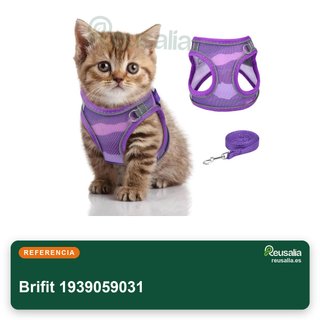 Brifit arnés malla suave gato paseo