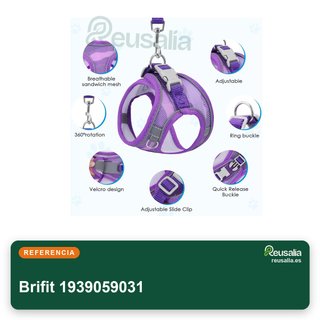 Brifit arnés malla suave gato paseo