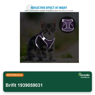 Brifit arnés malla suave gato paseo