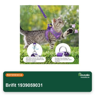 Brifit arnés malla suave gato paseo