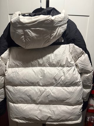 Abrigo The North Face blanco y negro