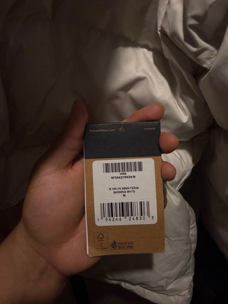 Abrigo The North Face blanco y negro