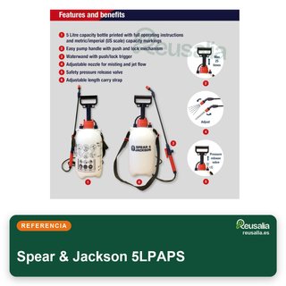 Spear & Jackson 5LPAPS irroratrice a pressione 5L