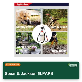 Spear & Jackson 5LPAPS irroratrice a pressione 5L