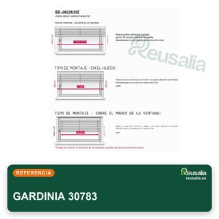 Gardinia persiana in alluminio 70x175 cm grigio