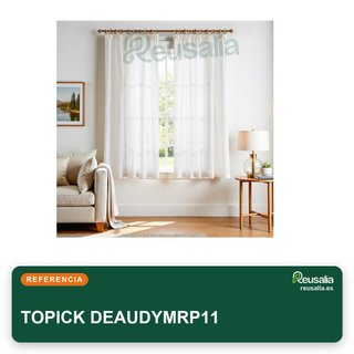 TOPICK tende in lino opache rustiche per soggiorno