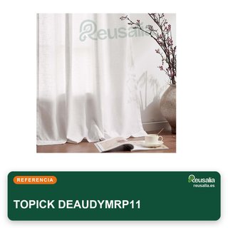 TOPICK tende in lino opache rustiche per soggiorno
