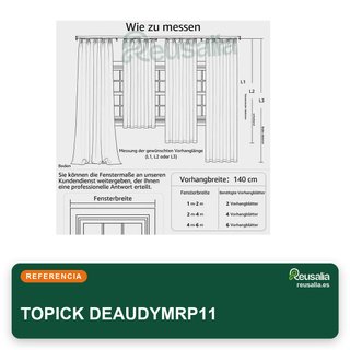 TOPICK tende in lino opache rustiche per soggiorno