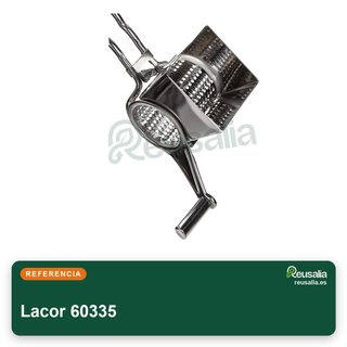 Lacor 60335 grattugia in acciaio inossidabile con 2 lame