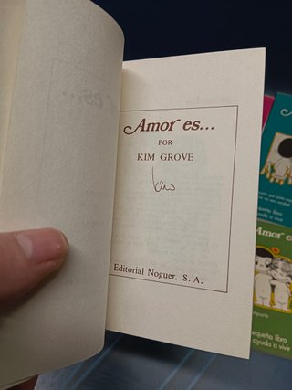 Amor es...el pequeño libro que ayuda a vivir, 1 al 10, 10 libros, Kim Grove, 1975