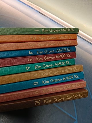 Amor es...el pequeño libro que ayuda a vivir, 1 al 10, 10 libros, Kim Grove, 1975