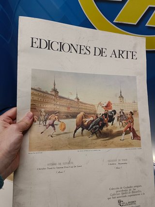 lote 3 carpetas con 4 laminas cada uno, EDICIONES DEL ARTE. COLECCION DE GRABADOS ANTIGUOS, CAJA DE AHORROS DE ZARAGOZA, ARAGON Y RIOJA, 44 X 32 CMS.