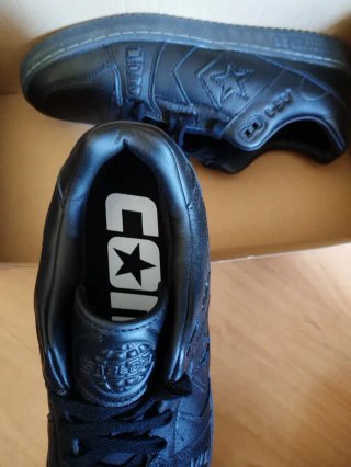 Zapatillas Converse Piel Negras Nuevas