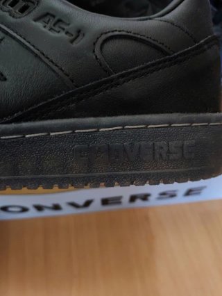 Zapatillas Converse Piel Negras Nuevas