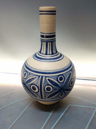 Piccola caraffa Tinaja, vaso, Talavera, 25 cm