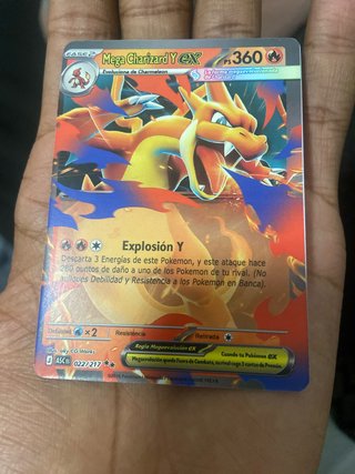 Carta Pokémon Mega Charizard Y EX 360 PS
