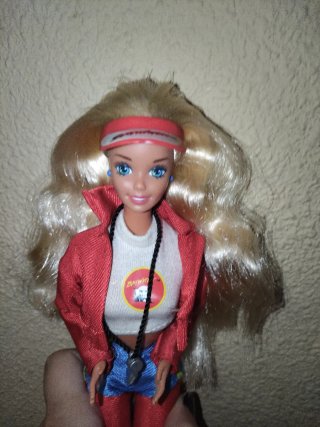Barbie Baywatch Salvavidas Muñeca Accesorios