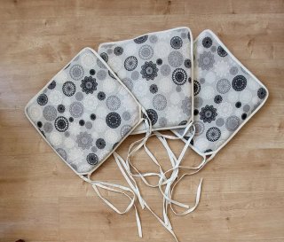 Cuscino per sedia con stampa floreale