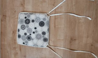 Cuscino per sedia con stampa floreale