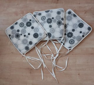 Cuscino per sedia con stampa floreale