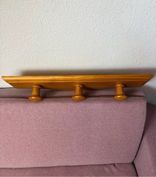 Appendiabiti in legno con 3 pomelli