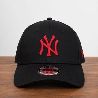 Gorra New Era NY Negra Roja Ajustable